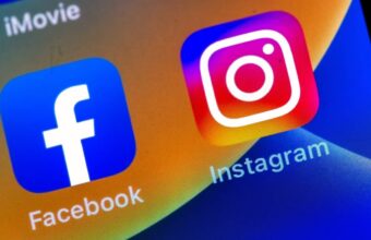 Ic&ocirc;nes des applications Facebook et Instagram sur un &eacute;cran.